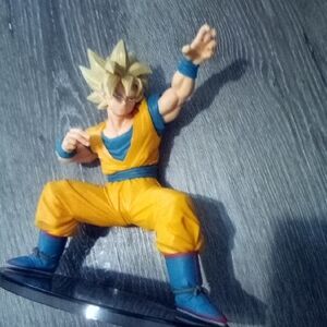 Action Figure with Yellow and Blue Outfit